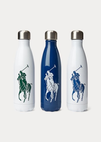 Botella De Agua Polo Ralph Lauren Hombre Blancos / Azul Marino - Polo S'well - NBCZP2697